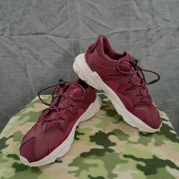 Adidas Womens Size 8 Ozweego Plus W Victory Crimson Running Shoes H01184 - Picture 10 of 10